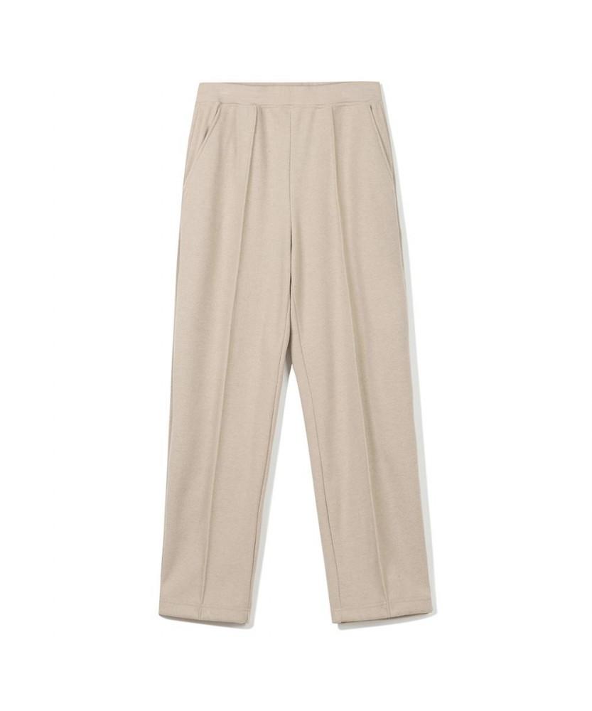 NOTIG Knit-Like Pants Beige_Oka3Ptlp110I1