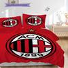 AC Milan Legacy: Glory Bedding (1 dekbedovertrek + 2 kussenslopen, zonder binnenkussen) Dekbedovertrek en kussensloop Beddengoedset Zacht en comfortabel