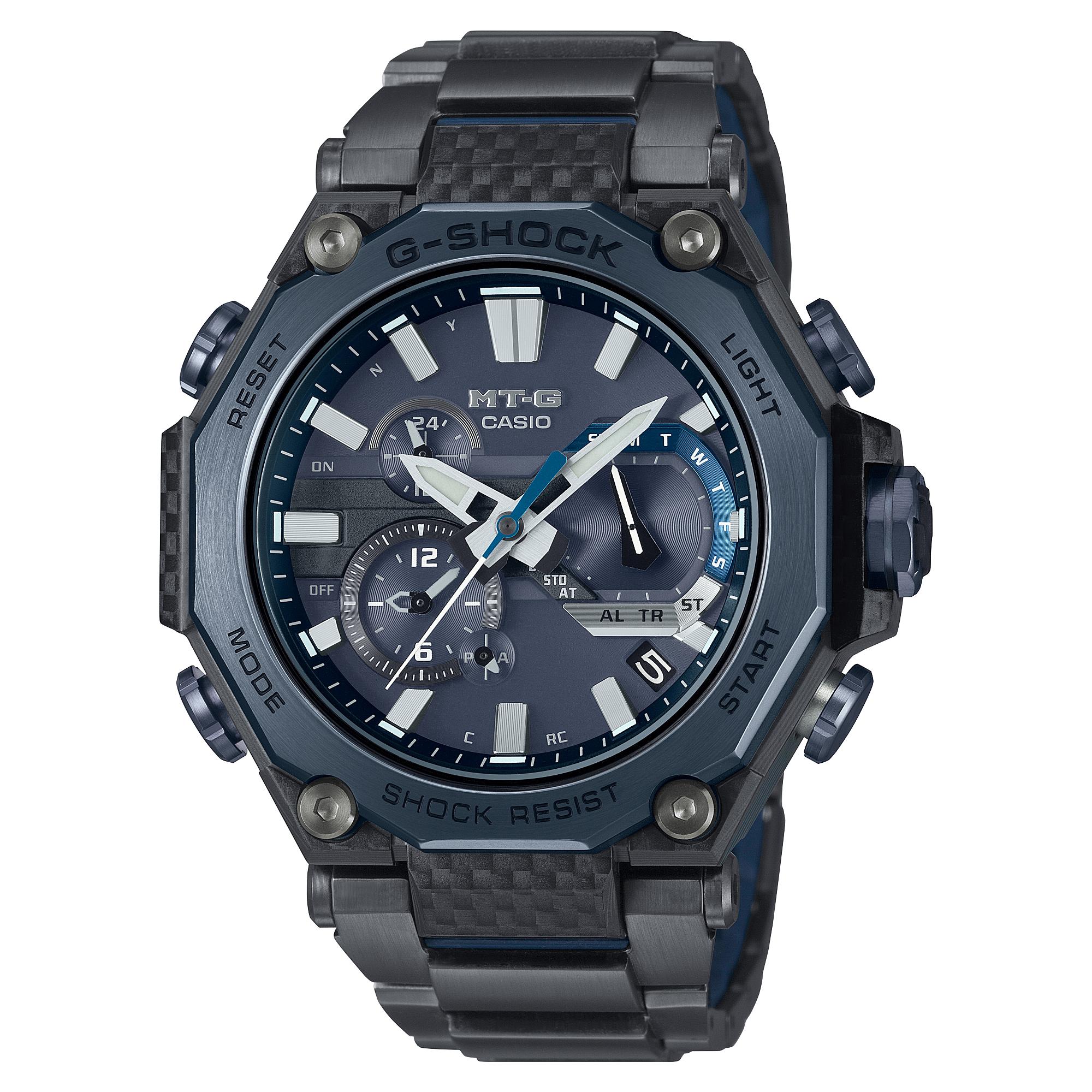

Casio G-SHOCK Men s Stainless Steel 200M Water Resistant Quartz Watch MTG-B2000YBD-2A чёрный