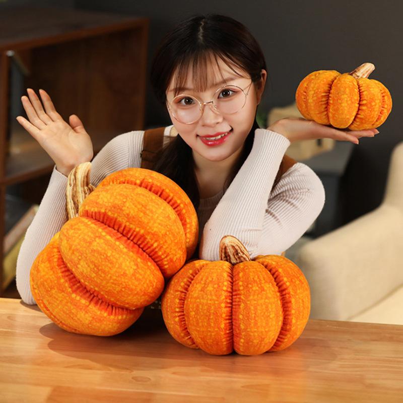 Pumpkin Cartoon Pillow Halloween Stuffed Toy Home Decoration Party Prop Kid Gift