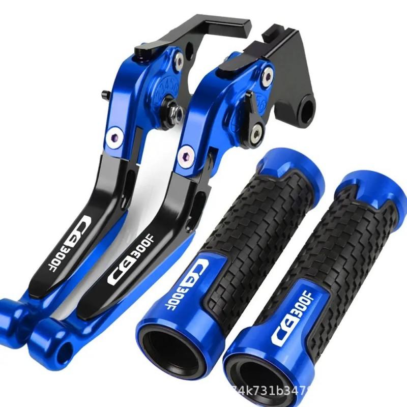 CNC Aluminum Brake Clutch Lever Handlebar Grips Cap Kit Honda CB300F Motorcycle Customization