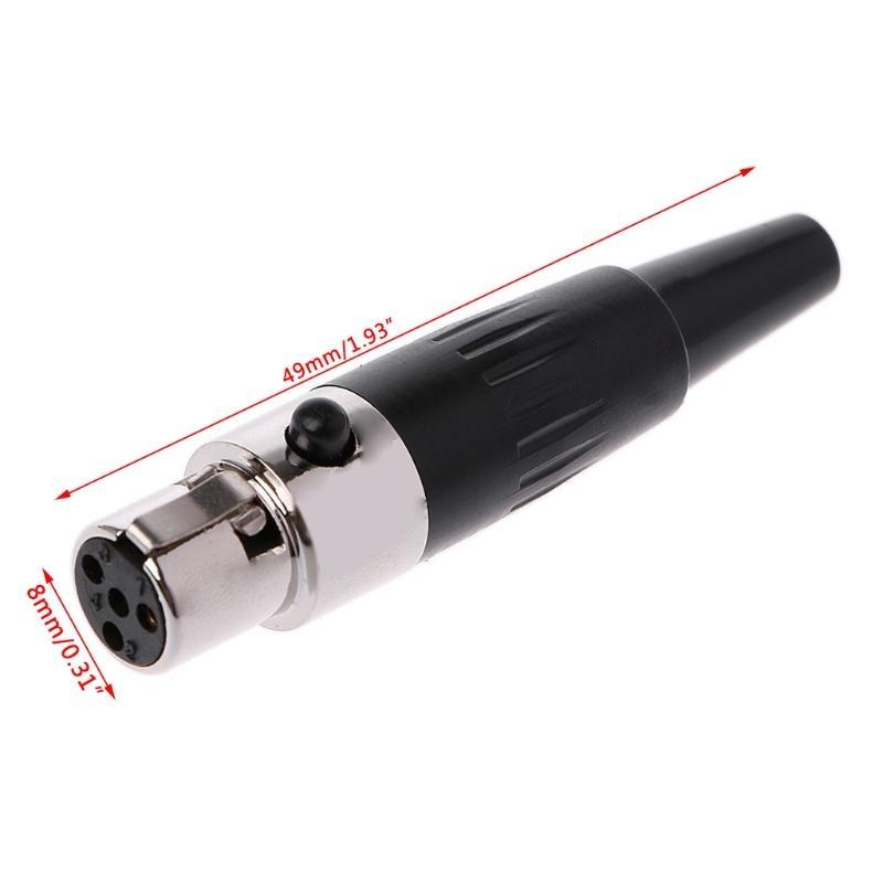 High Quality Mini 3PIN/4PIN Female plug Mini Microphone connector