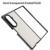 For Samsung Galaxy Z Fold7 5G Case Drop Proof Airbags Frosted Translucent PC+TPU Phone Back Cover