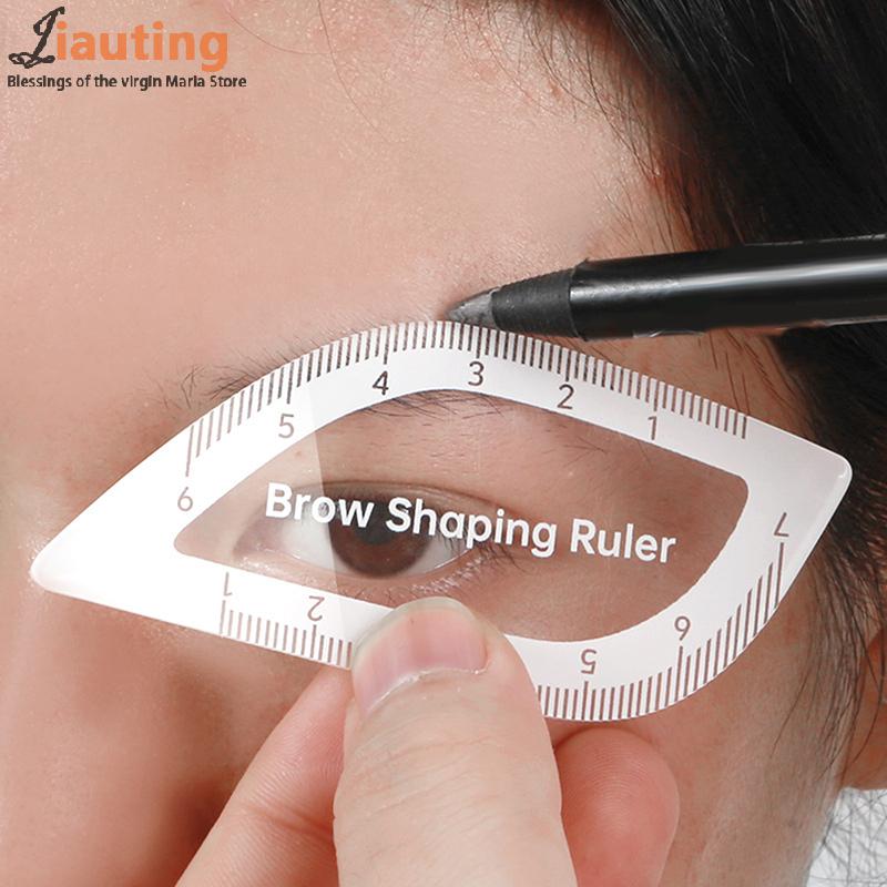 1PCS Brow Mapping Ruler Eyebrow Shaping Ruler 1 Minute Fast Drawing Design Brow Easy Tool Microblading Permanent Makeup Stencils