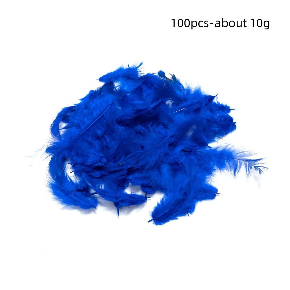 100PCS Small Goose Feathers for DIY Crafts 5-8cm Coloed Swan Plumes Wedding Party Handicraft Accessories Dream Catcher Feathers