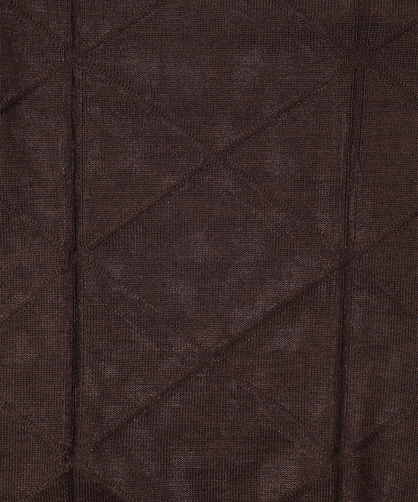 PANICALE Marino Wool Round Knit [Brown]