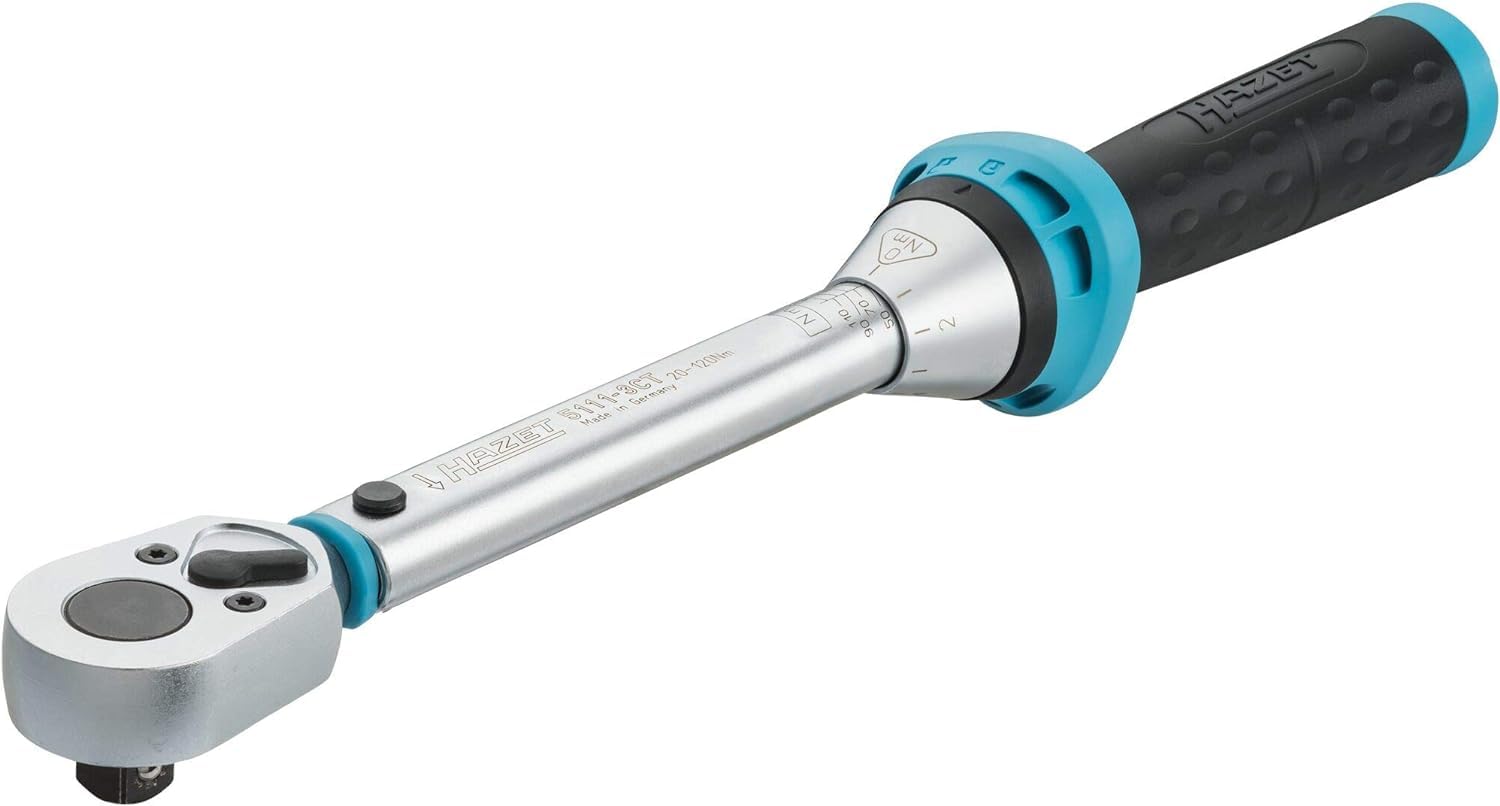

HAZET Torque Wrench inch Square Drive 10mm Tire Work Tool for Japanese Import 3/8 20~120Nm Change/Car Bicycles/Motorcycles/Cars [Regular Product]