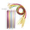 23 ks háčků na tuniské háčkování s provázkem 2,0-8,0 mm Pletací jehlice Háčky na afghánské háčkování Pletací nástroj na svetr