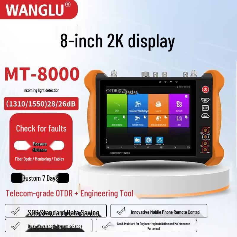WANGLU MT-8000 OTDR Optical Fiber Tester