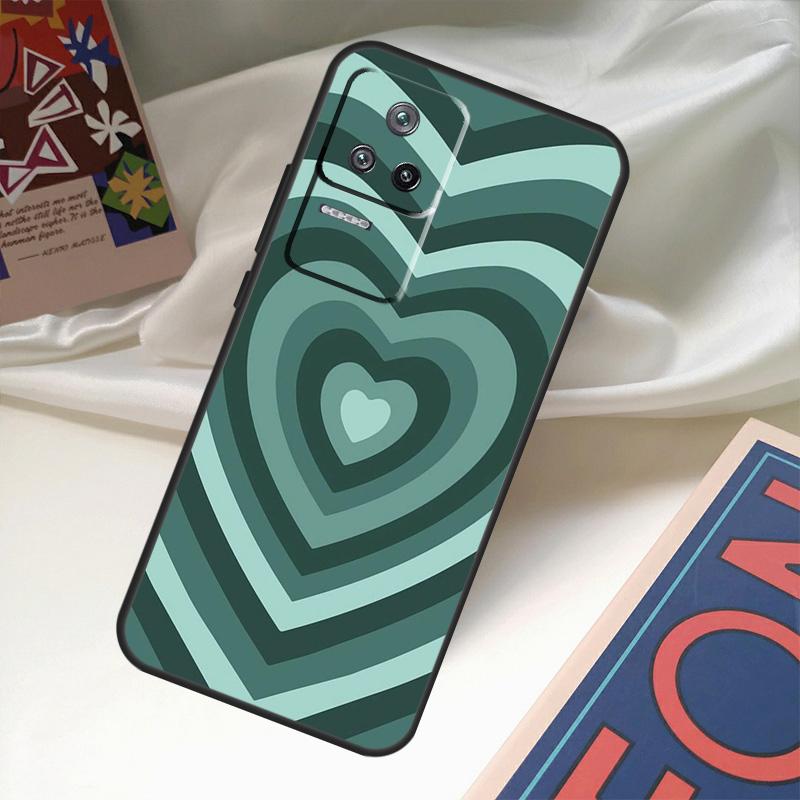 Colorful Heart Circle Love Case For POCO X6 Pro X3 X5 F3 F5 M5s M6 Pro Xiaomi 14 Ultra 11T 12T 13T Pro 12 13 Lite Cover