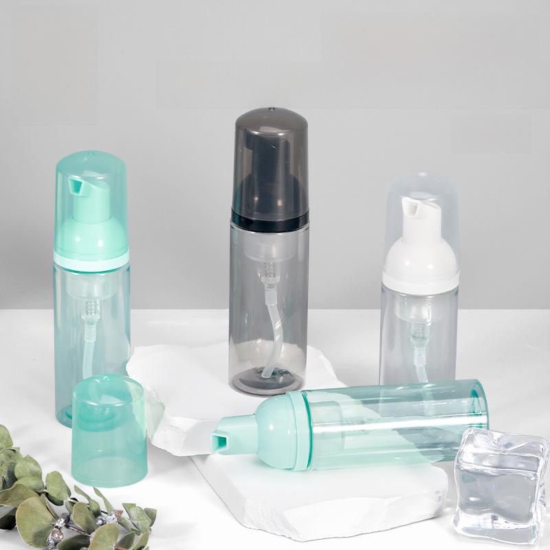 

50 мл пенящийся флакон-дозатор для дезинфицирующего или очищающего средства для рук 50ml, pet прозрачный черный