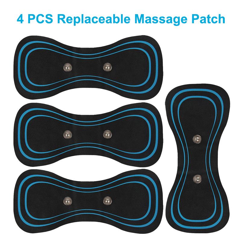 Ems Neck Massager Tens Electric Cervical Vertebra Massager Body Stretcher Patch Pulse Muscle Stimulator For Body Arm Leg Massage