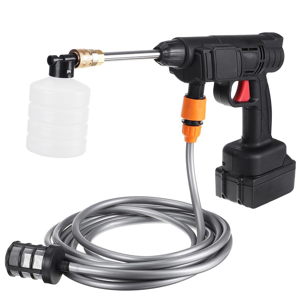 70Bar 1500W 50000mah Wireless High Pressure Car Wash Washer Gun Foam Generator Water Gun Spray Cleaner