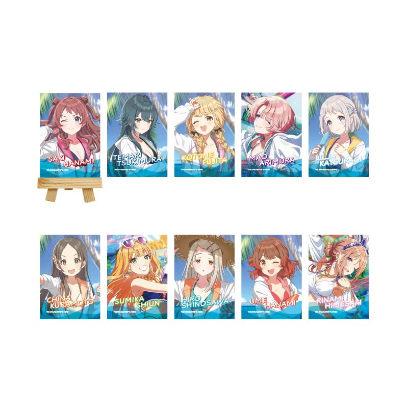 Gakuen Idolmaster 01 '24 Summer ver. Canvas Board Mini Complete Set (Box of 10)