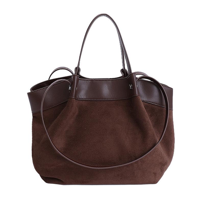 IELGY Ladies Messenger Bag Frosted Tote Bag Casual Lazy Style