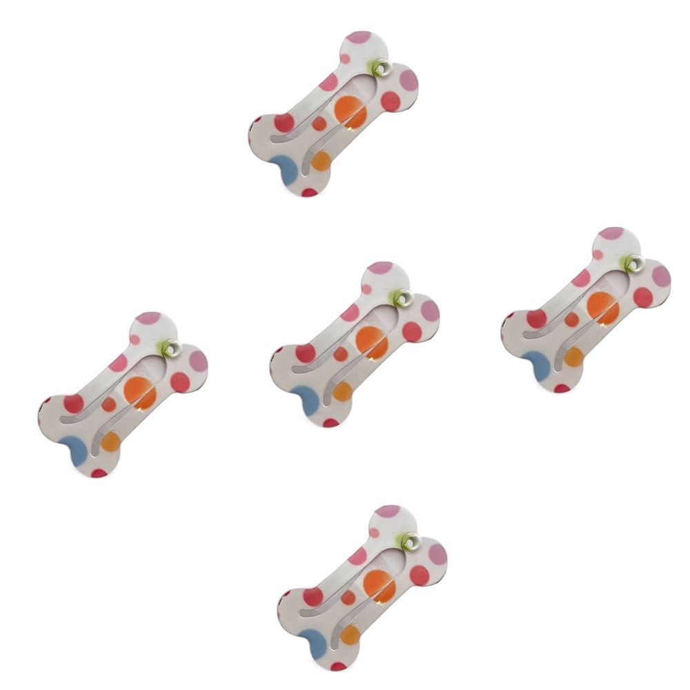 Gitter, Streifenmuster für kleine Hunde Haustier-Haarspange Katze Pflegezubehör Schnapp-Haarspangen Hunde-Haarspange