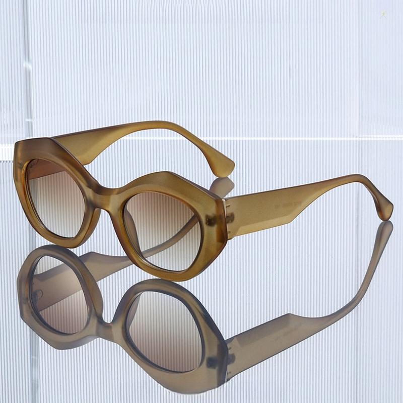 Fashion Small Frame Cat Eye Sunglasses Women's INS Style Versatile Street Style Shades Outdoor Travel UV Protective Eyewear