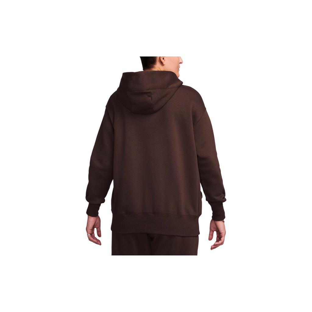 Nike Solid Color Hooded Zip-Up Casual Jacket Women Jacket Baroque-Brown DQ5759-237