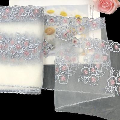 Diy Handmade Materials 30 Yards Car Barbie Skirt Decoration Mesh Lace Home Textile Accessories Mesh Sequin Embroidery Lace