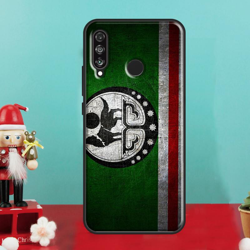Chechnya Flag Chechen Wolf For Huawei Nova 10 9 SE 12i 12s 11i 8i Y90 Y60 Y70 Y72 Y73 Y61 Y91 P30 P40 Lite P60 Pro Case