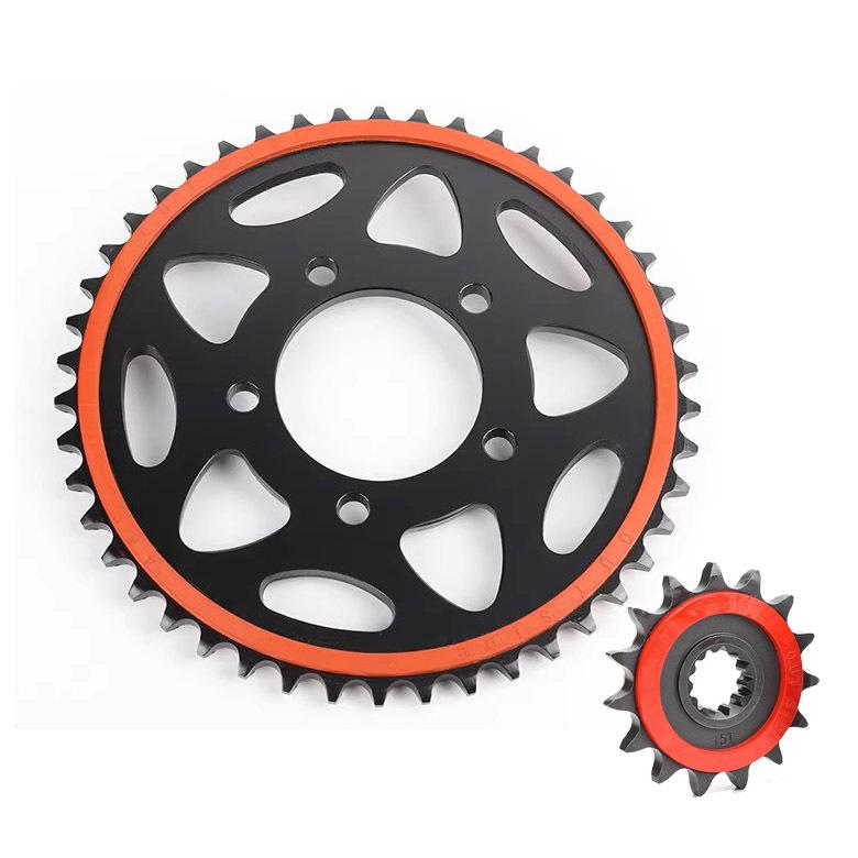 Silent Durable Chain SPROCKET KIT Chain Wheel Kit for Benelli TNT300 BN302 TORNADO Keeway RKX 300 STELS BN TNT 300 302 302S 502C