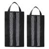 2Pcs Zipper Closure Travel Shoe Bags Breathable Sneaker Carrier Pack Portable Shoes Organizer  Beach
