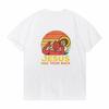Jesus Has Your Back Jiu Jitsu Christian Retro Tshirt Unisex Unisex Cotton Short Sleeve Plus Size Vintage Tee