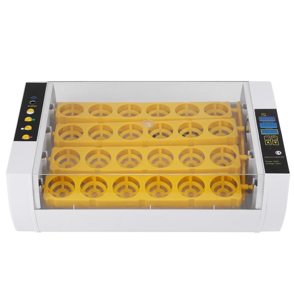 24 Eggs Incubator Temperature Control Digital Automatic Chicken Chick Hatcher