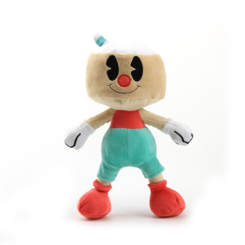 Game Cuphead Plush Toy Mugman Chalice Plushie Boss Ghost King Dice Stuffed Animal Soft Doll PIllow Gift Kids Children Birthday