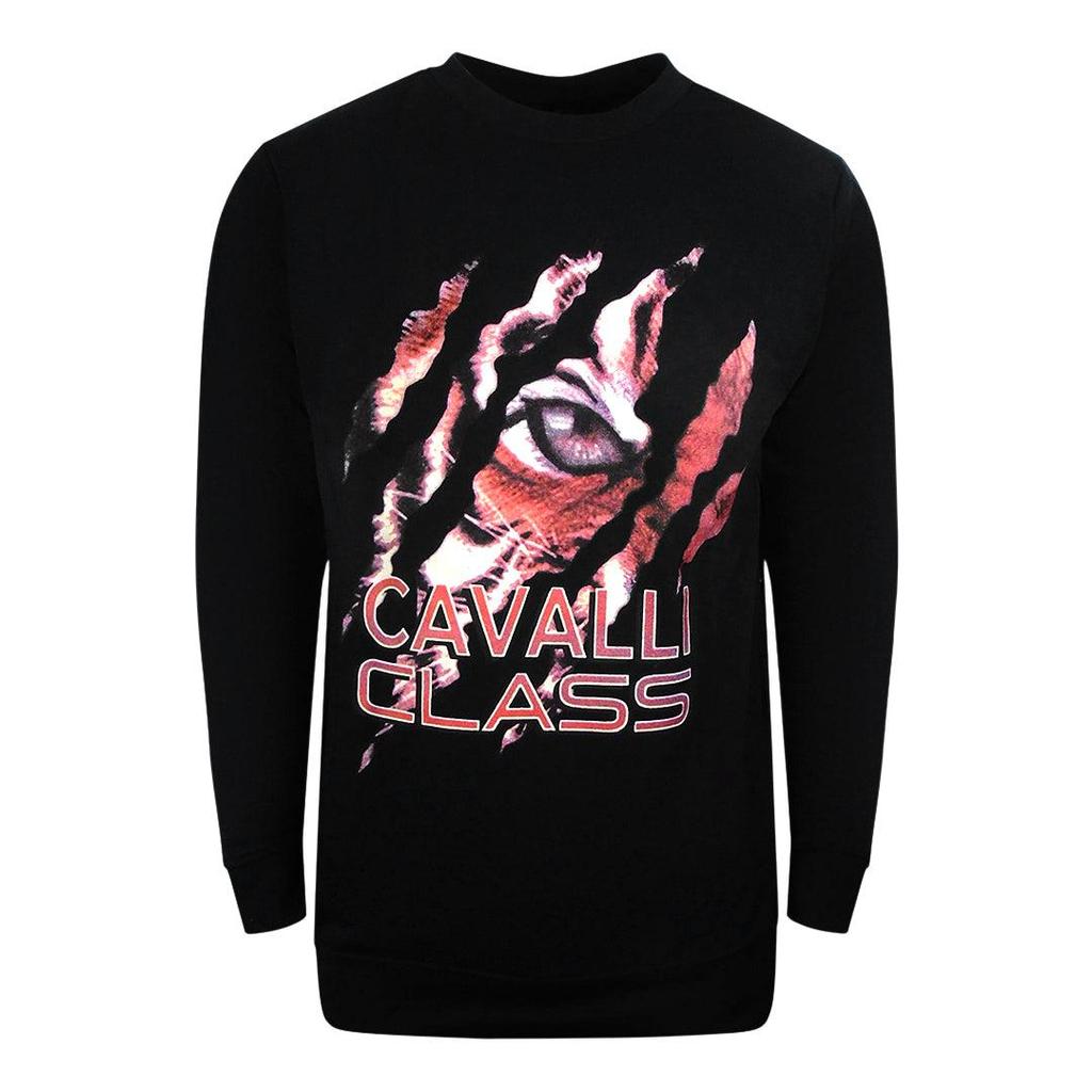Cavalli Class Unisex Adult Peeking Tiger Sweatshirt