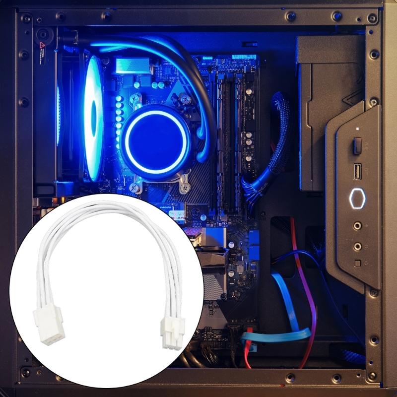 PCIExpress 6Pin Power Adapter Cable, 6Pin Male Female Video Card Power Extension Cables for Graphics Cards