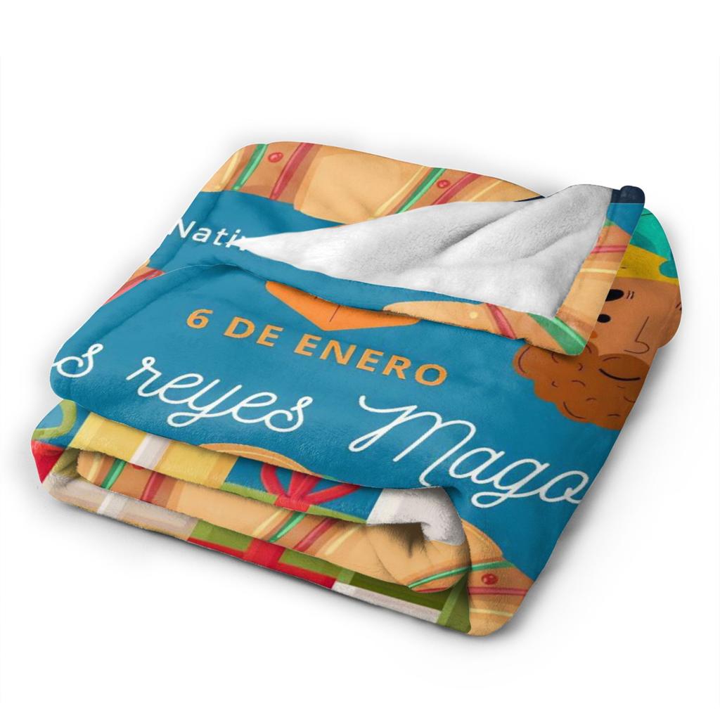 Día de los Reyes Magos Gift Blanket For Men Women Super Soft Cozy Throw Blankets for Bed 50x60 Inches Multi-size