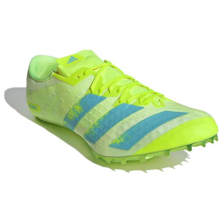Adidas Adizero Prime Sprint Spikes 'Solar Yellow Clear Aqua' FW2248