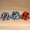 Fashion Bohemian Style Fisherman Hat Coconut Tree Print Casual Sun Hat UV Protection Lightweight Beach Hat Outdoor Activities