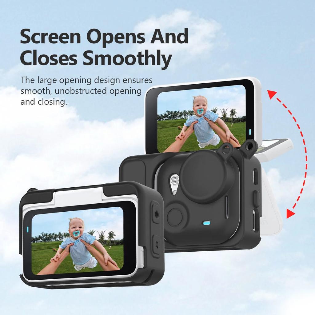 For Insta360 GO Ultra Silicone Case for Insta 360 Ultra Action Camera Protective Cover With Lens Protection Film Accessories