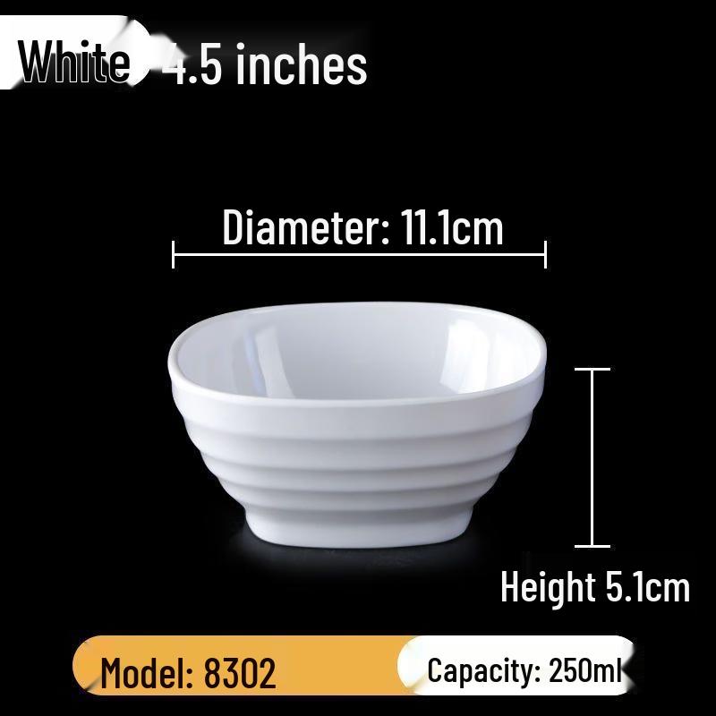 Melamine Drop-Resistant Small Soup & Dipping Bowls