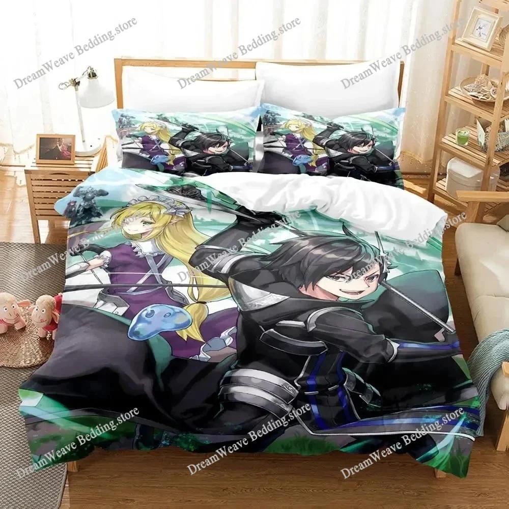 3D Print Anime Black Summoner Bedding Set Duvet Cover Bed Set Quilt Cover Pillowcase Comforter King Queen Size Boys Adult963