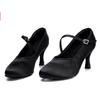 Tango Salsa Latin Dance Shoes for Girls Women Ballroom Dance Paty Social Dancing Shoes High Heel 7cm