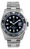 Hyakuichi Mechanical Wristwatch GMT Watch Date Gray X Black [HYAKUICHI 101] No.14