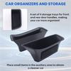 AA92-4 X Car Door Side Handle Pocket Storage Box Storage Organizer Tray Grab Handle Box For- Macan 2015-