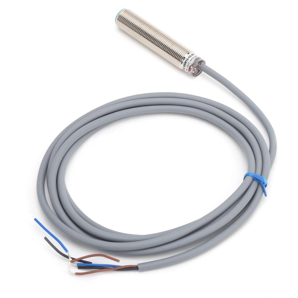 BERM Proximity Switch Cylindrical Shaped 3‑Wire PNP Normally Closed Sensor 10-30VDC