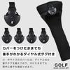 Sulanx Golf Headcover Set for Fairway and Utility set Driver, Wood, (BLACK, 3-piece (DB/FW/UT))