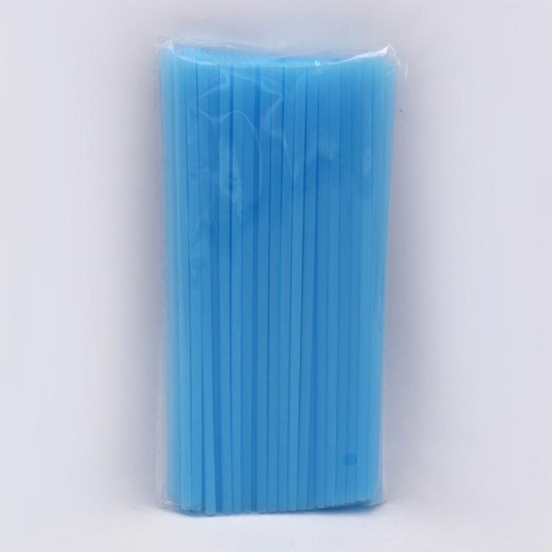 100 de bucăți paie acrilice colorate de unică folosință