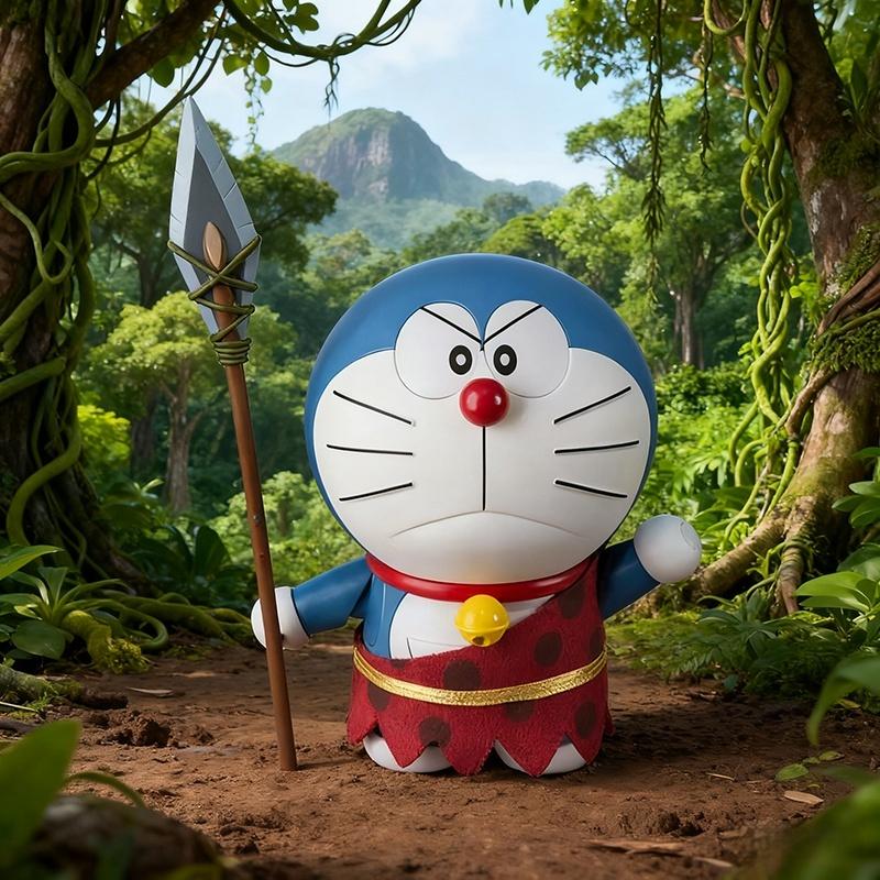 Bandai Doraemon Set Modello Serie Robot Elfo Doraemon Film 2016 Personaggio Animazione Set Blocchi da Costruzione Giocattoli Azione Decorativi Bir