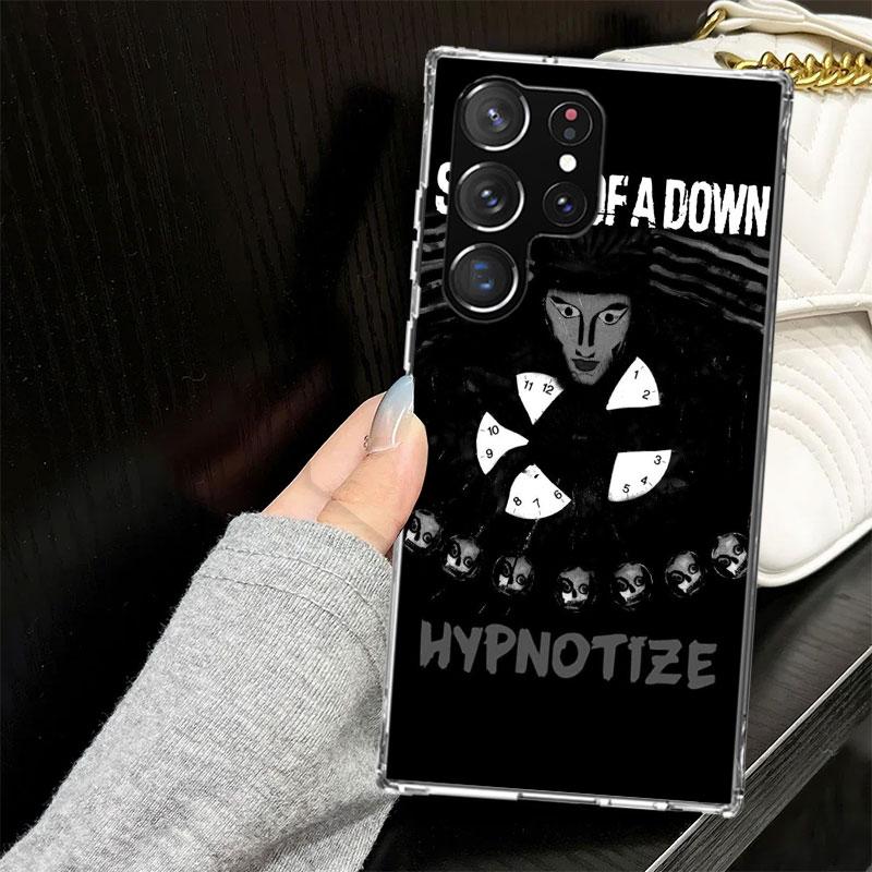 System Of A Down Case for Samsung Galaxy S25 S24 S23 S22 Ultra Soft Phone Cover S25 Edge S21 Plus S20 FE S10 + Black Cover
