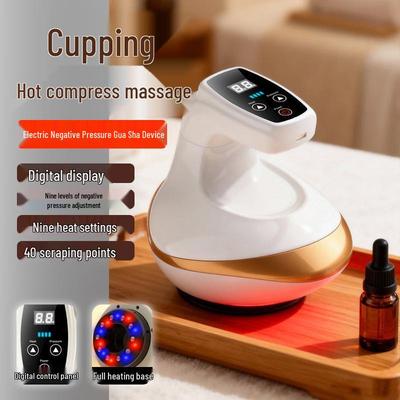 Universal Electric Gua Sha & Cupping Massage Brush with Suction