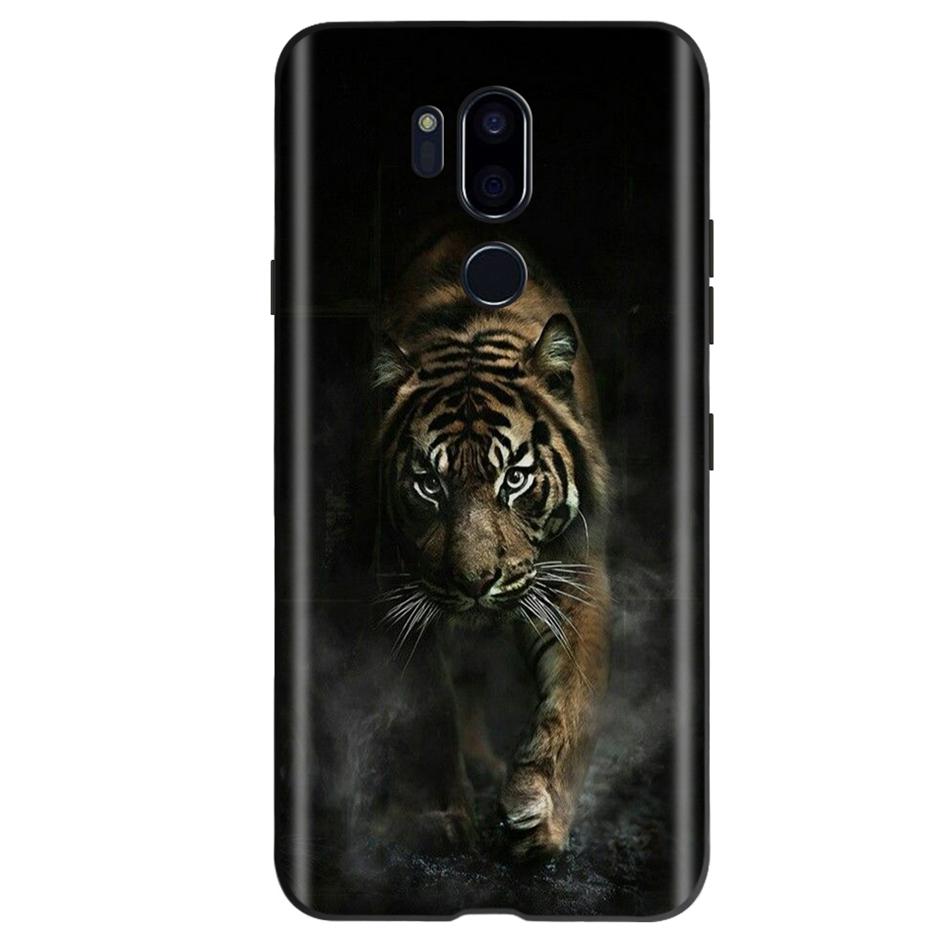 For LG G7 ThinQ Case G710 LM-G710 Cute Cat Butterfly Shockproof Soft Silicone Phone Case For LG G7 ThinQ Back Cover 6.53'' Coque