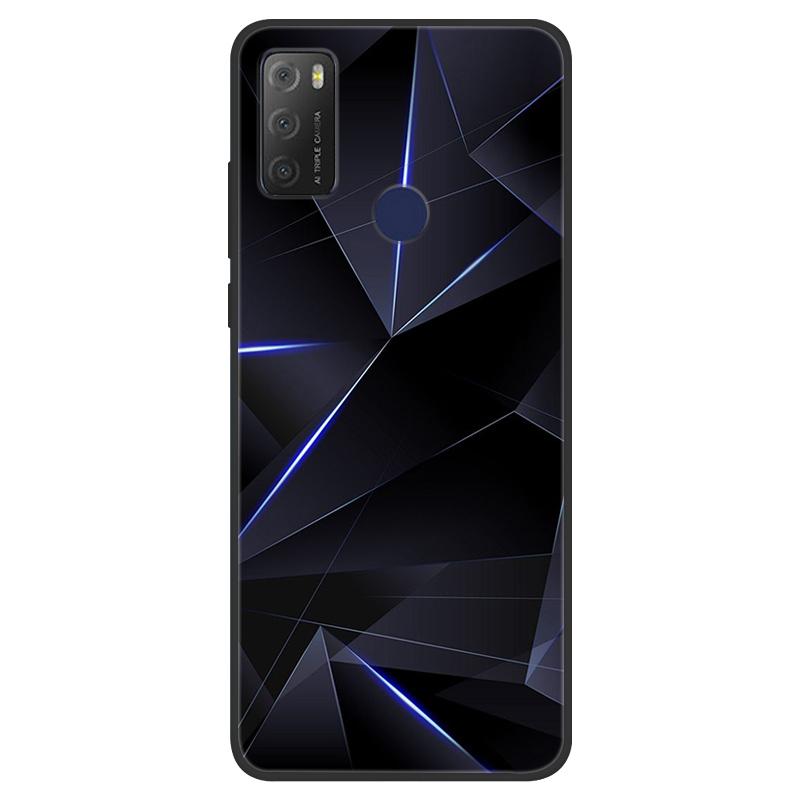 For TCL 20Y Case Girl Cat Flower Soft Silicone Back Wolf Shell for TCL 20E 6125F Fundas Phone Cover For TCL20Y 6156D 20 E Coque