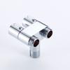 Gray/Chrome Brass Washing Machine Faucet Double Use Bathroom Bidet Faucet Set Wall Mounted High Pressure Toilet Cleaning Nozzle