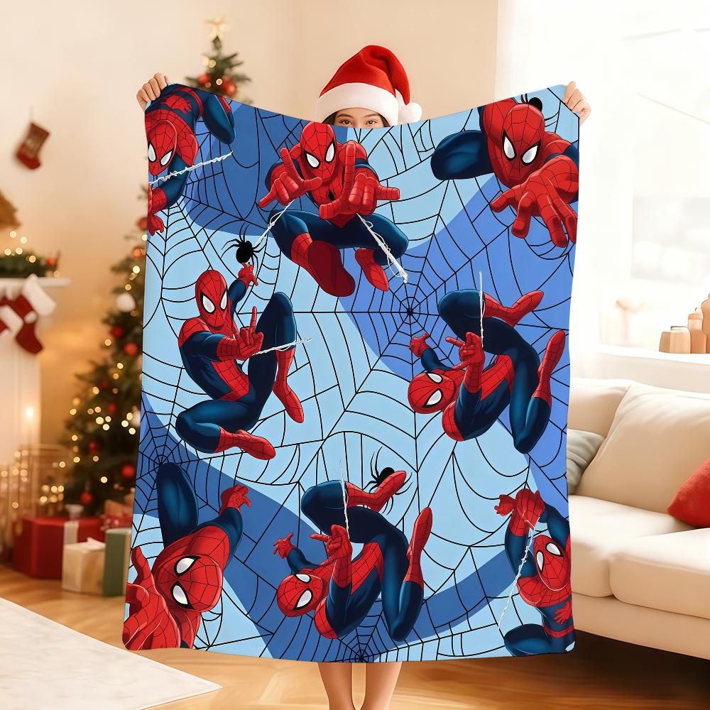 Classic S-Spider-Man Blanket Soft Throw Blanket for Home Bedroom Bed Sofa Picnic Travel Office Rest Cover Blanket Gift